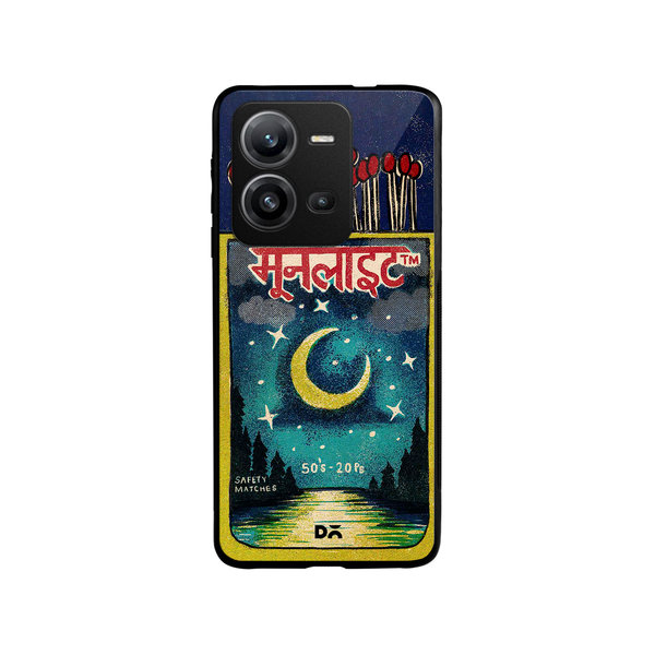 

DailyObjects Moonlight Matchbox Glass Case Cover For Vivo V25