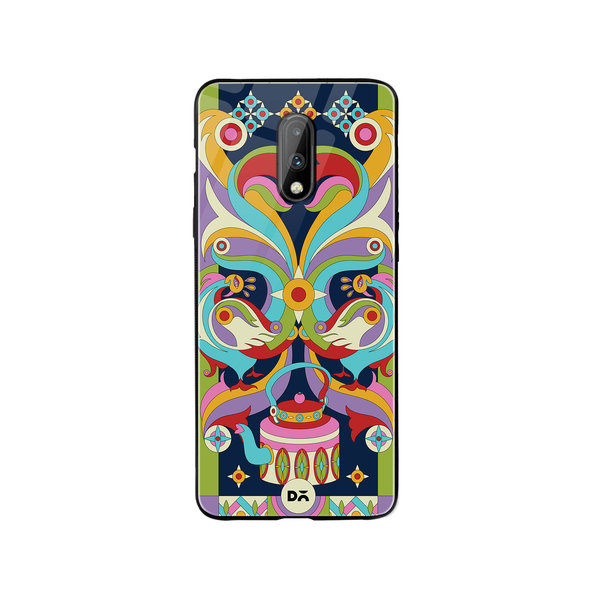 

DailyObjects Mor Mela Glass Case Cover For OnePlus 7