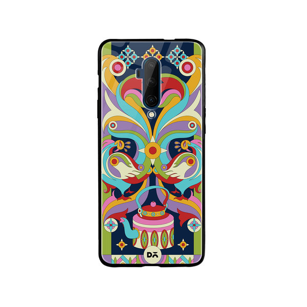 

DailyObjects Mor Mela Glass Case Cover For OnePlus 7T Pro