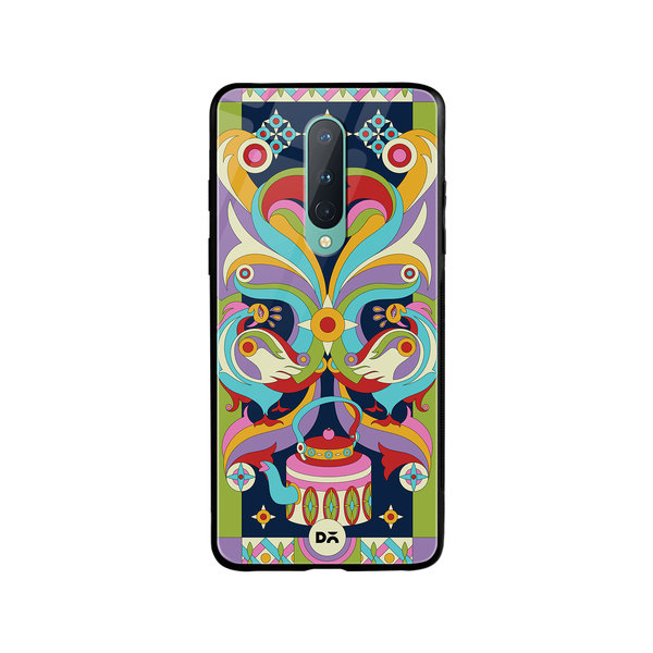 

DailyObjects Mor Mela Glass Case Cover For OnePlus 8
