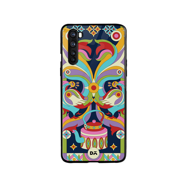 

DailyObjects Mor Mela Glass Case Cover For OnePlus Nord