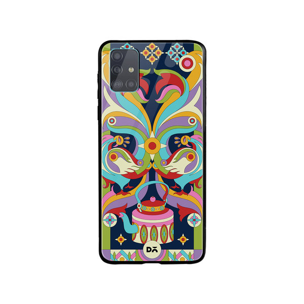 

DailyObjects Mor Mela Glass Case Cover For Samsung Galaxy A71