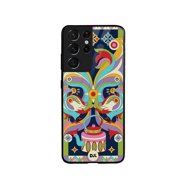 

DailyObjects Mor Mela Glass Case Cover For Samsung Galaxy S21 Ultra
