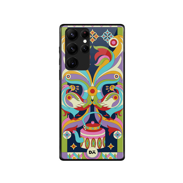 

DailyObjects Mor Mela Glass Case Cover For Samsung Galaxy S22 Ultra