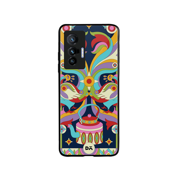

DailyObjects Mor Mela Glass Case Cover For Vivo X70