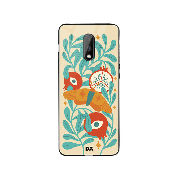 

DailyObjects Moth Myst Glass Case Cover For OnePlus 7