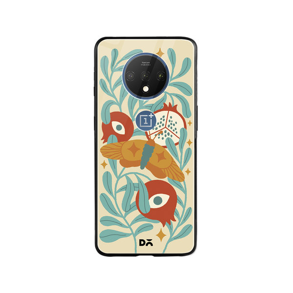 

DailyObjects Moth Myst Glass Case Cover For OnePlus 7T