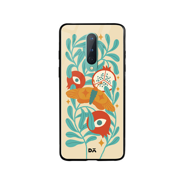 

DailyObjects Moth Myst Glass Case Cover For OnePlus 8