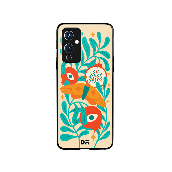 

DailyObjects Moth Myst Glass Case Cover For OnePlus 9
