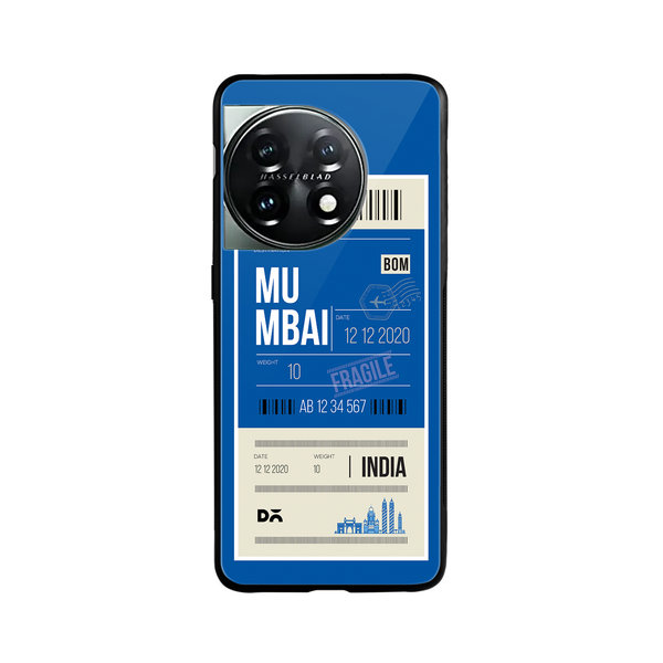 

DailyObjects Mumbai City Tag Glass Case Cover For OnePlus 11 5G
