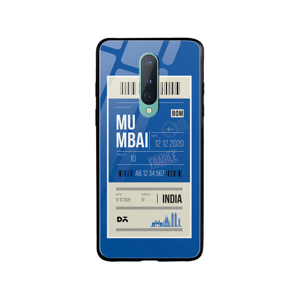 

DailyObjects Mumbai City Tag Glass Case Cover For OnePlus 8