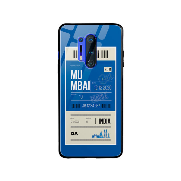 

DailyObjects Mumbai City Tag Glass Case Cover For OnePlus 8 Pro