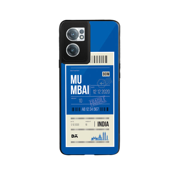 

DailyObjects Mumbai City Tag Glass Case Cover For OnePlus Nord CE 2