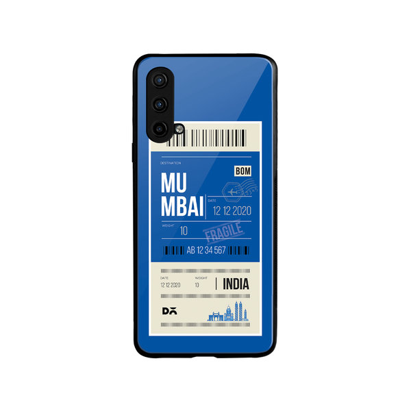 

DailyObjects Mumbai City Tag Glass Case Cover For OnePlus Nord CE