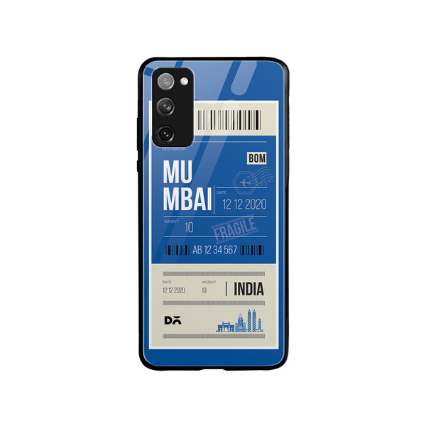 

DailyObjects Mumbai City Tag Glass Case Cover For Samsung Galaxy S20 FE