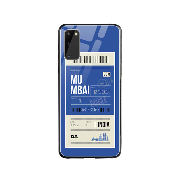 

DailyObjects Mumbai City Tag Glass Case Cover For Samsung Galaxy S20