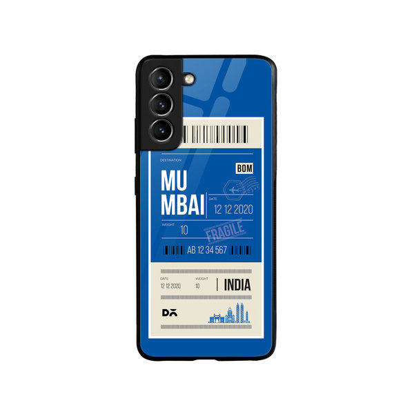 

DailyObjects Mumbai City Tag Glass Case Cover For Samsung Galaxy S21 FE