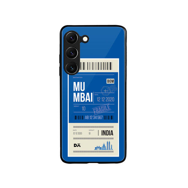 

DailyObjects Mumbai City Tag Glass Case Cover For Samsung Galaxy S23