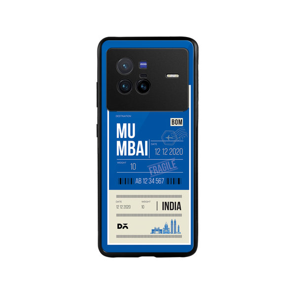 

DailyObjects Mumbai City Tag Glass Case Cover For Vivo X80
