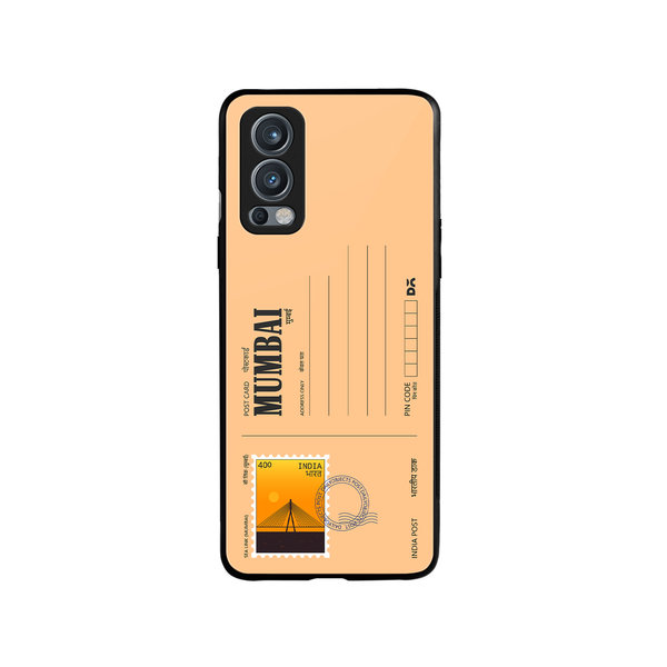 

DailyObjects Mumbai Sea Link Postcard Glass Case Cover For OnePlus Nord 2