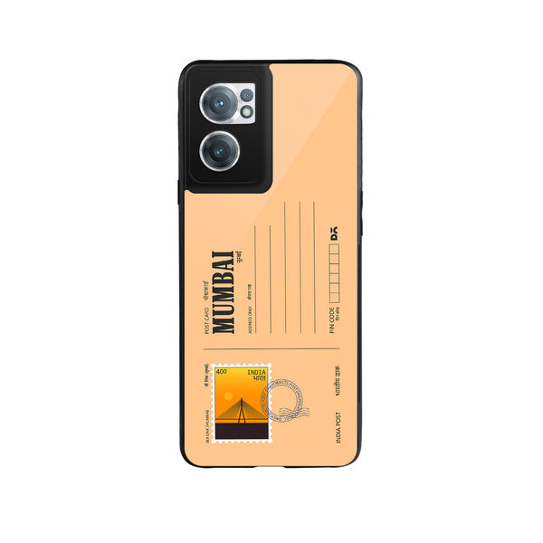 

DailyObjects Mumbai Sea Link Postcard Glass Case Cover For OnePlus Nord CE 2