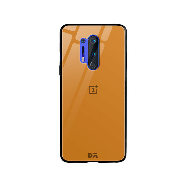 

DailyObjects Mustard Yellow Glass Case Cover For OnePlus 8 Pro