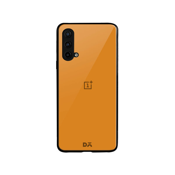 

DailyObjects Mustard Yellow Glass Case Cover For OnePlus Nord CE