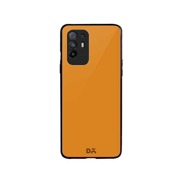 

DailyObjects Mustard Yellow Glass Case Cover For Oppo F19 Pro Plus