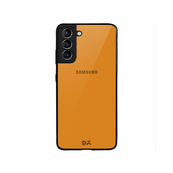 

DailyObjects Mustard Yellow Glass Case Cover For Samsung Galaxy S22 Plus
