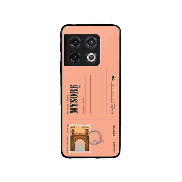 

DailyObjects Mysore Palace Postcard Glass Case Cover For OnePlus 10 Pro
