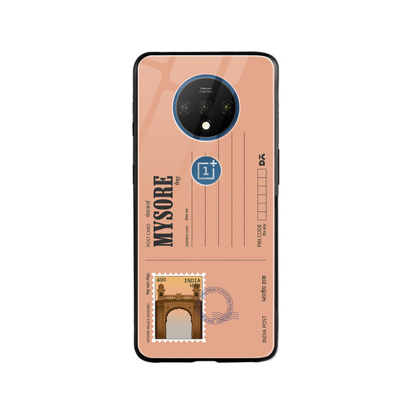 

DailyObjects Mysore Palace Postcard Glass Case Cover For OnePlus 7T