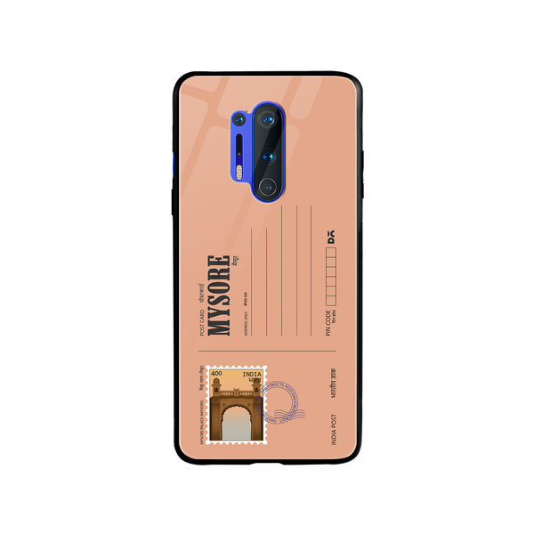 

DailyObjects Mysore Palace Postcard Glass Case Cover For OnePlus 8 Pro