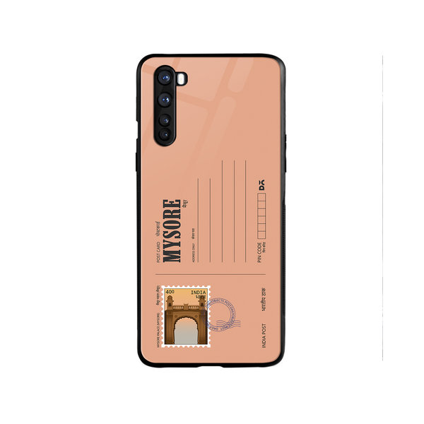 

DailyObjects Mysore Palace Postcard Glass Case Cover For OnePlus Nord