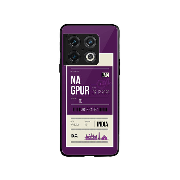 

DailyObjects Nagpur City Tag Glass Case Cover For OnePlus 10 Pro