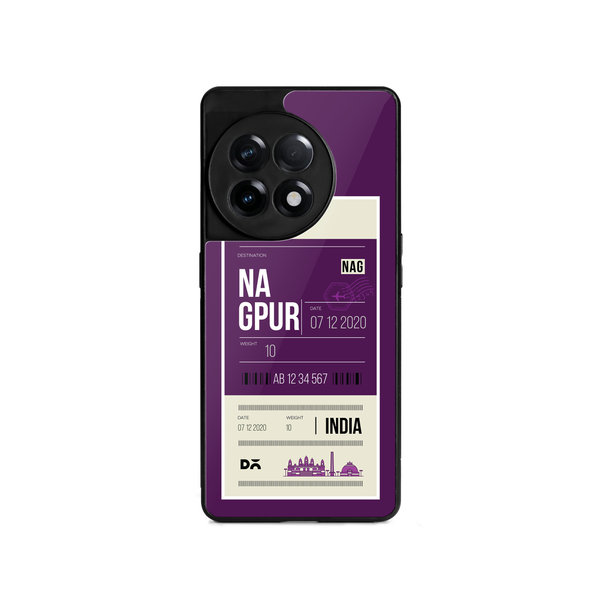 

DailyObjects Nagpur City Tag Glass Case Cover For OnePlus 11R