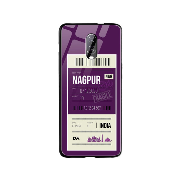 

DailyObjects Nagpur City Tag Glass Case Cover For OnePlus 7