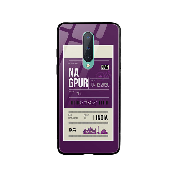 

DailyObjects Nagpur City Tag Glass Case Cover For OnePlus 8