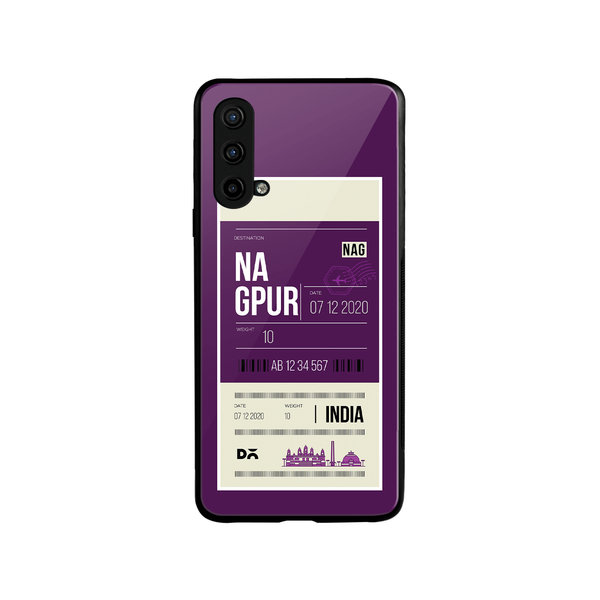 

DailyObjects Nagpur City Tag Glass Case Cover For OnePlus Nord CE