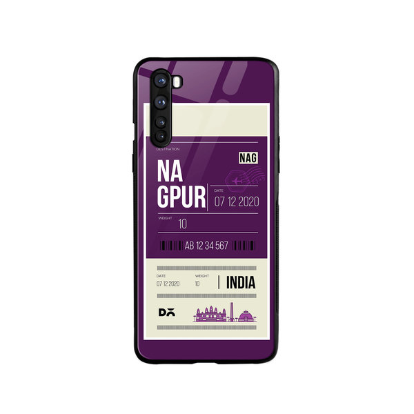 

DailyObjects Nagpur City Tag Glass Case Cover For OnePlus Nord