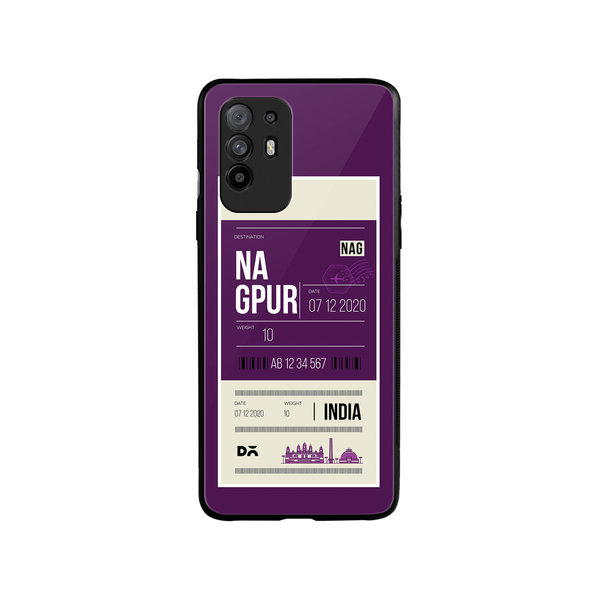 

DailyObjects Nagpur City Tag Glass Case Cover For Oppo F19 Pro Plus