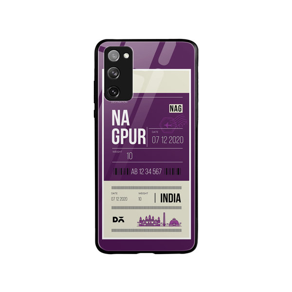 

DailyObjects Nagpur City Tag Glass Case Cover For Samsung Galaxy S20 FE