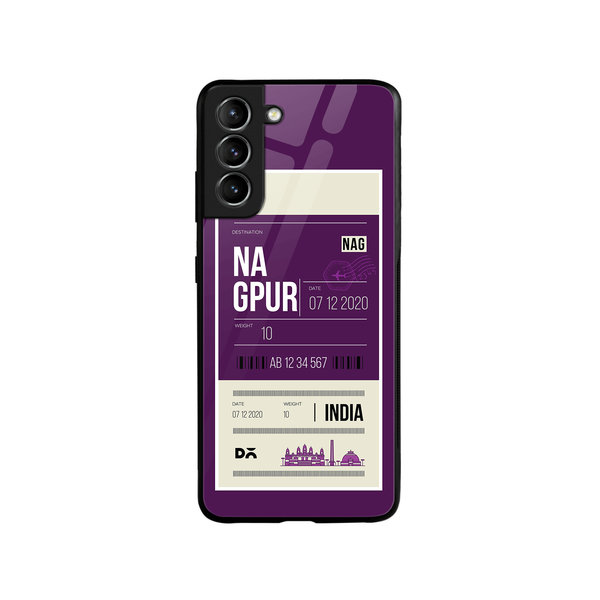 

DailyObjects Nagpur City Tag Glass Case Cover For Samsung Galaxy S21 FE
