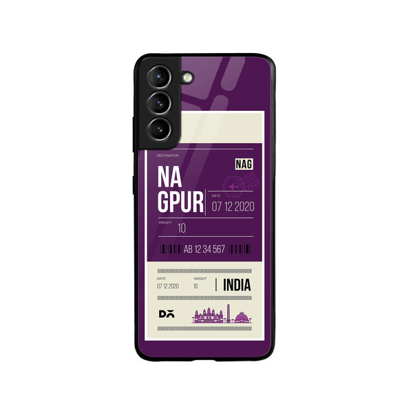 

DailyObjects Nagpur City Tag Glass Case Cover For Samsung Galaxy S21 Plus