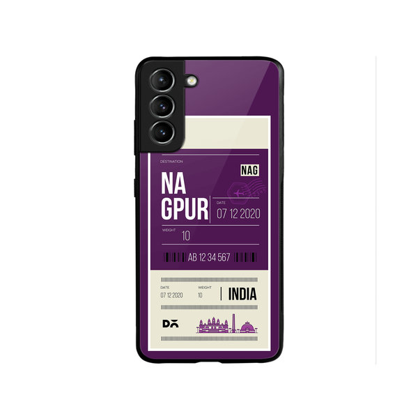 

DailyObjects Nagpur City Tag Glass Case Cover For Samsung Galaxy S22