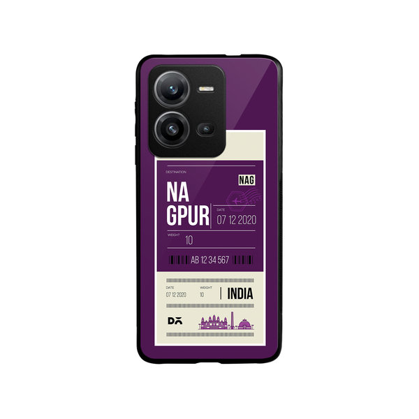 

DailyObjects Nagpur City Tag Glass Case Cover For Vivo V25