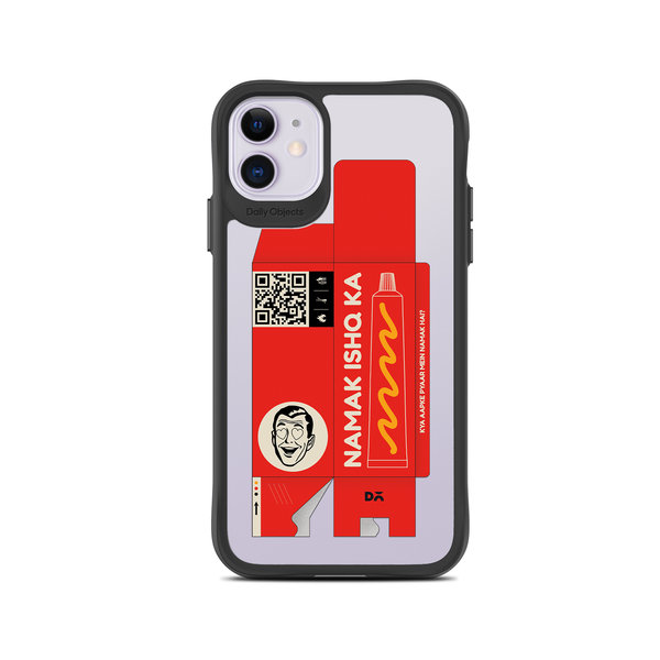 

DailyObjects Namak Ishq Ka Black Hybrid Clear Case Cover For iPhone 11