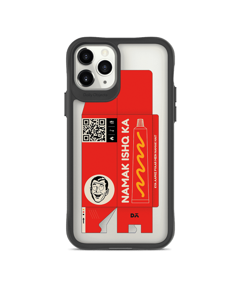 DailyObjects Namak Ishq Ka Black Hybrid Clear Case Cover For