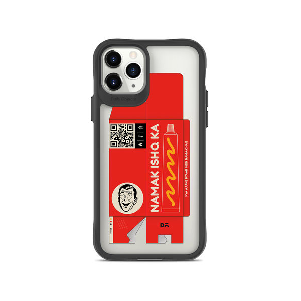 

DailyObjects Namak Ishq Ka Black Hybrid Clear Case Cover For iPhone 11 Pro