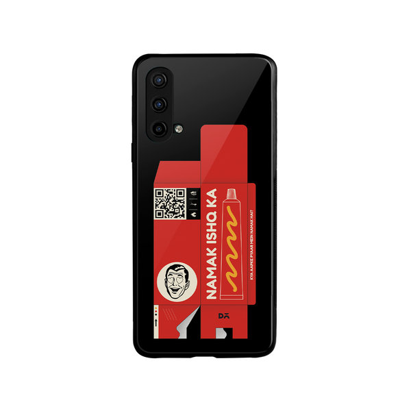 

DailyObjects Namak Ishq Ka Glass Case Cover For OnePlus Nord CE