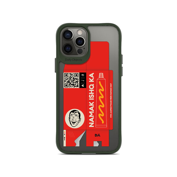 

DailyObjects Namak Ishq Ka Green Hybrid Clear Case Cover For iPhone 12 Pro Max